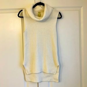 Q Mack sleeveless cowl neck sweater